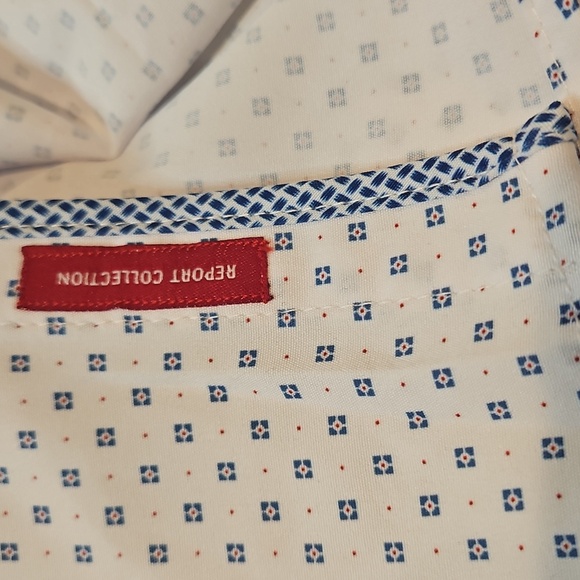 NWT Report Collection Stitch Fix 4 Way Performance Short Sleeve Sport Shirt Sz.M - Picture 9 of 9
